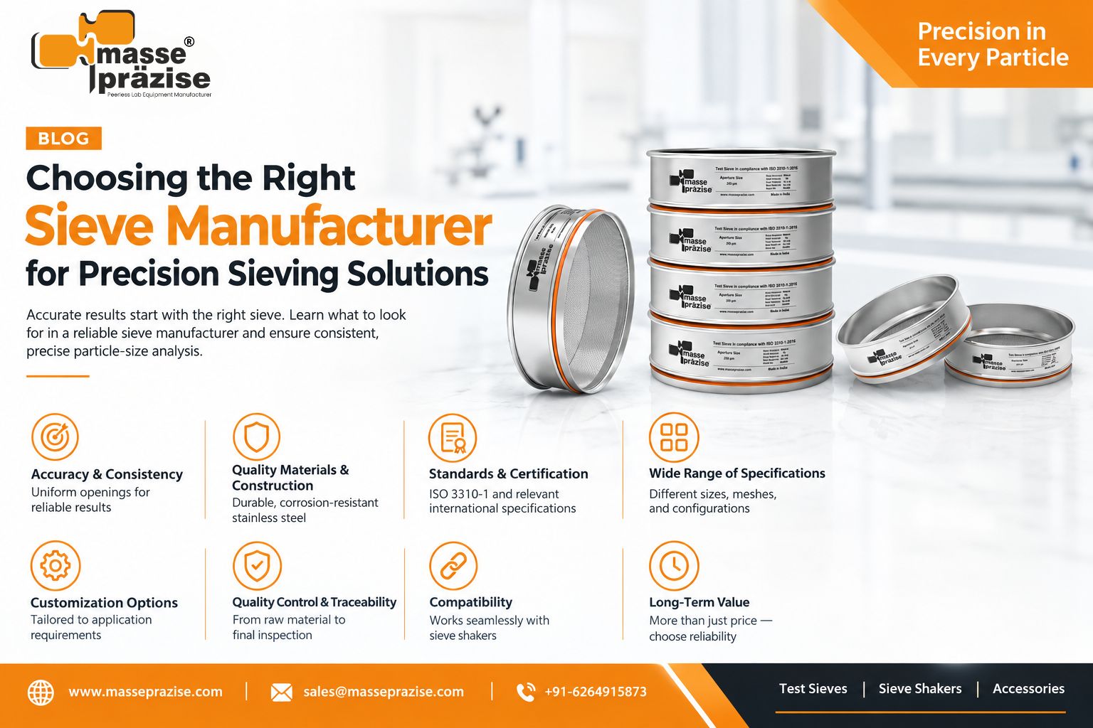 Choosing the Right Sieve Manufacturer for Precision Sieving Solutions